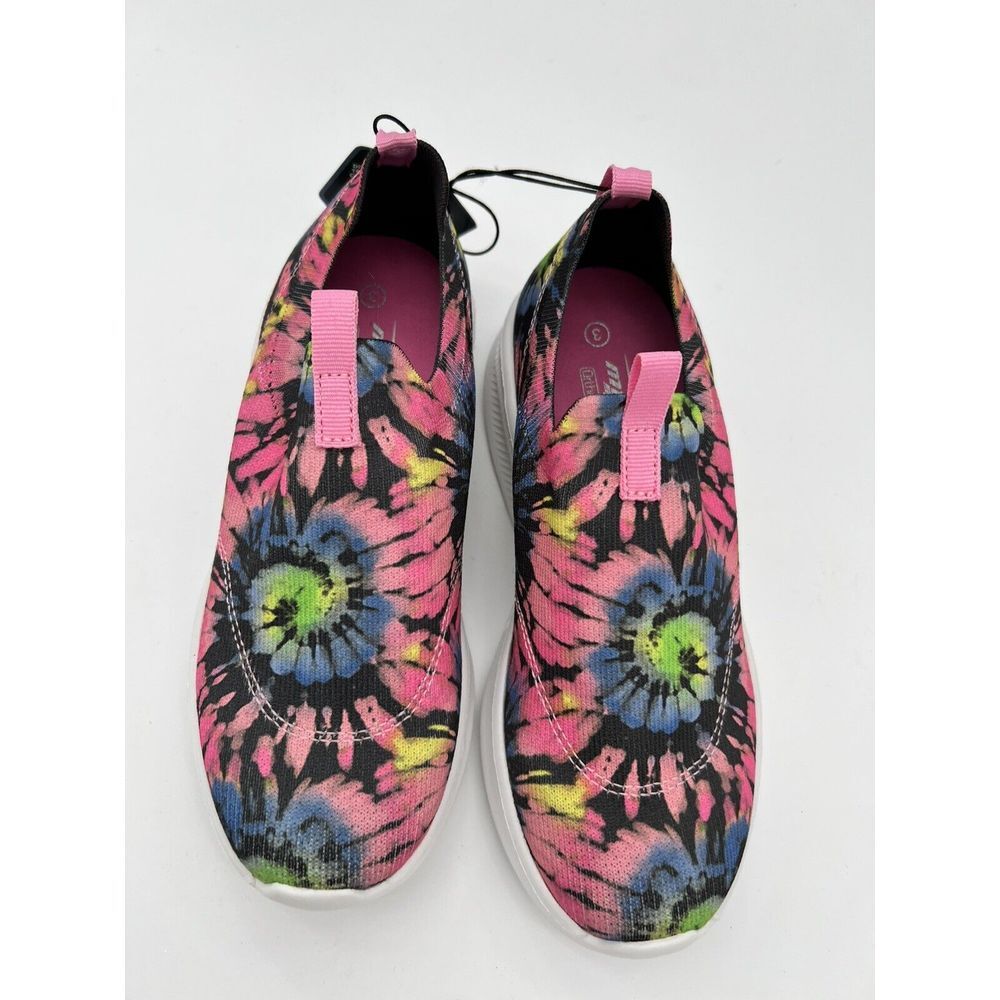 MTA sport Ortholite Multi Color Shoe Girls Size‎ 3, Slip On